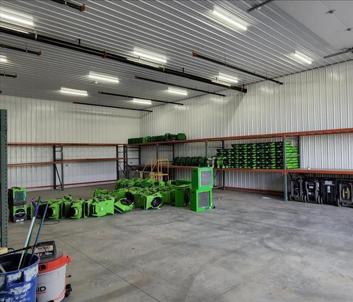 SERVPRO Equipment in Warehouse